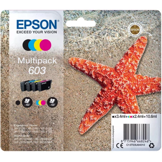 pack 4 cart etoile de mer - epson