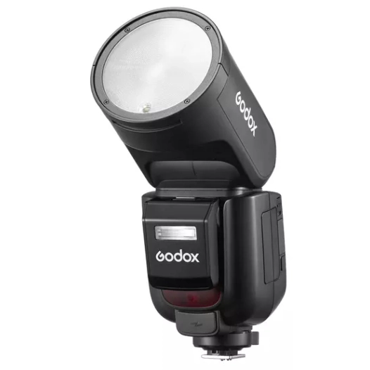 flash tete ronde v1pro o pour omds/pana - godox
