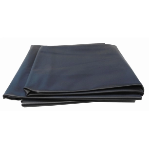 bâche en pvc pour tout type de bassin, noire, aqualiner, 2 x 3 m