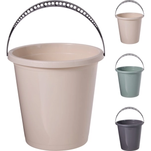 seau avec anse, couleurs assorties, 5 l, ø20 x 21,5 cm
