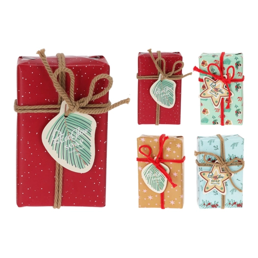 savon en pain format cadeau, parfums assortis, 200 g