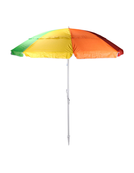 parasol de plage arc-en-ciel, ø220 x 220 cm