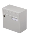 boite aux lettres compacte 1 porte exterieur acier gris - wsab logistique