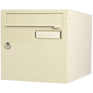 boite aux lettres normalisee 2 portes exterieur beige - wsab logistique