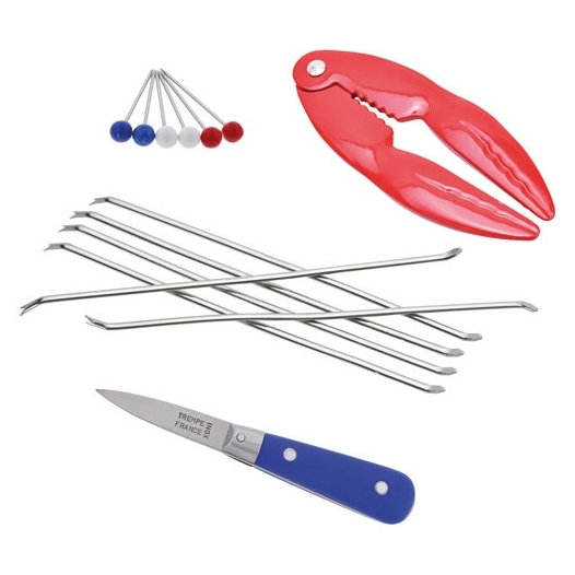 accessoires fruits de mer a la francaise en coffret bois - dubost colas pradel