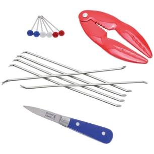 accessoires fruits de mer a la francaise en coffret bois - dubost colas pradel