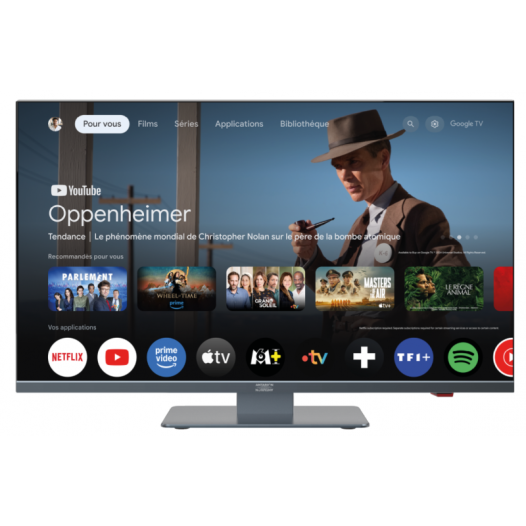 tv 24'' smart - google tv - antarion bleu