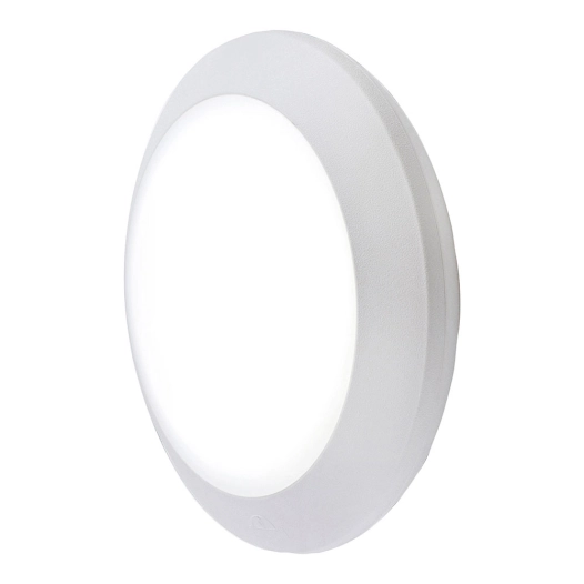 plafonnier de surface rond berta, translucide, e27, blanc, ø275 x 80 mm
