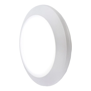 plafonnier de surface rond berta, translucide, e27, blanc, ø275 x 80 mm