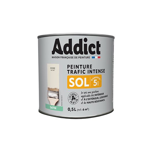 Peinture Sol 0.5 litre Ton pierre - ADDICT