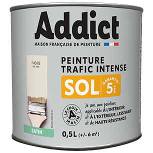 Peinture Sol 0.5 litre Ton pierre - ADDICT