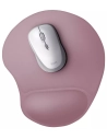 tapis souris ergo.bigfoot.rose clair. - trust