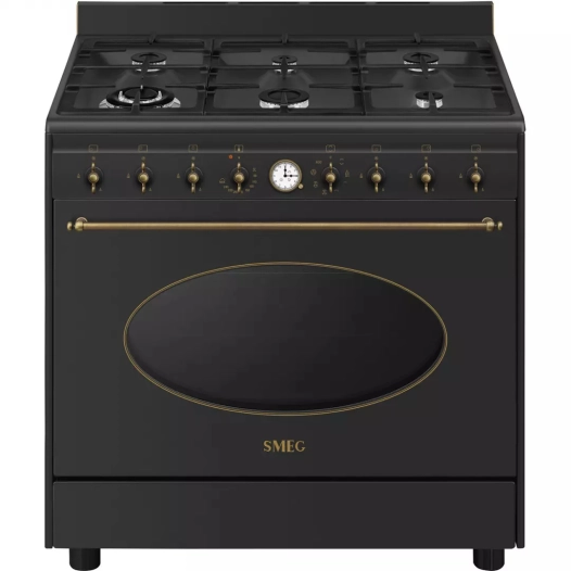 coloniale.90cm.6gaz.1f.115l.a.anthra mat - smeg