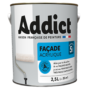 Peinture Façade Acrylique Ton Pierre Protection durable pour façades extérieures - Addict