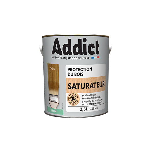 Saturateur Chêne Addict 2.5L Protection et embellissement durable du bois chêne - Addict