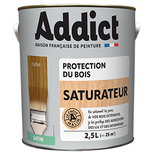 Saturateur Chêne Addict 2.5L Protection et embellissement durable du bois chêne - Addict