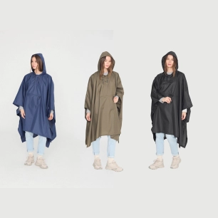 poncho de pluie pliable couleurs assorties