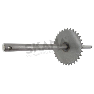 axe et couronne dentée de boite de vitesse pour motobineuse cub cadet, mtd - origine: 611-04074a, 61104074a