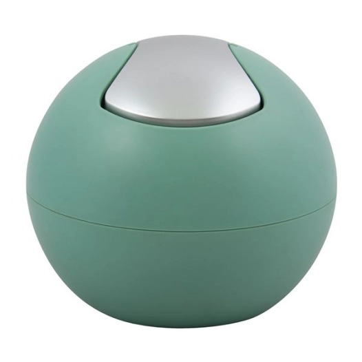 poubelle ã  bascule bowl matt 1 l vert - msv spirella ld