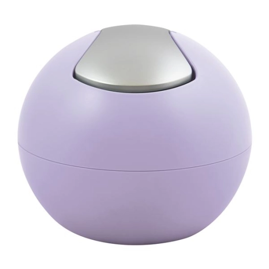poubelle ã  bascule bowl matt 1 l lavande - msv spirella ld