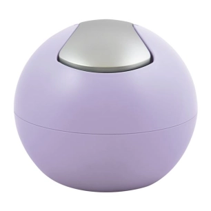 poubelle ã  bascule bowl matt 1 l lavande - msv spirella ld