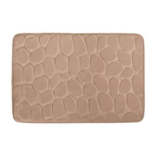 tapis de bain galet 40 x 60 cm cappuccino - msv spirella ld