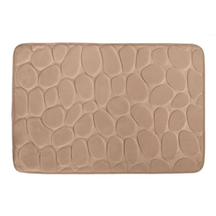 tapis de bain galet 50 x 80 cm cappuccino - msv spirella ld