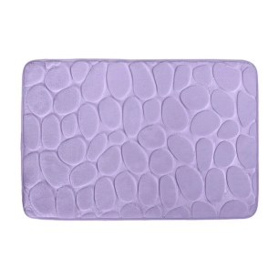 tapis de bain galet 40 x 60 cm lavande - msv spirella ld