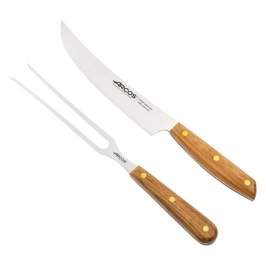 coffret barbecue nordika 1 couteau et 1 fourchette - arcos hermanos sa