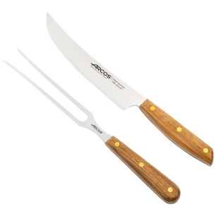 coffret barbecue nordika 1 couteau et 1 fourchette - arcos hermanos sa