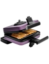 gaufrier toasty 1200w - th. rã©gl. - plaques fonte alu aa amov. lv - cool touch - violet - arb - frifri