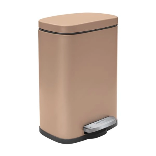 poubelle ã  pã©dale akira 5 l cappuccino - msv spirella ld