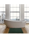 tapis de bain chenille 40 x 60 cm vert basil - msv spirella ld