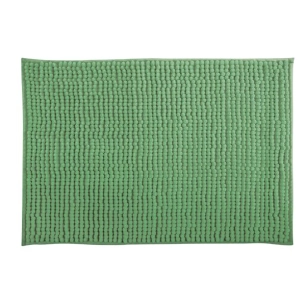 tapis de bain chenille 50 x 80 cm vert basil - msv spirella ld