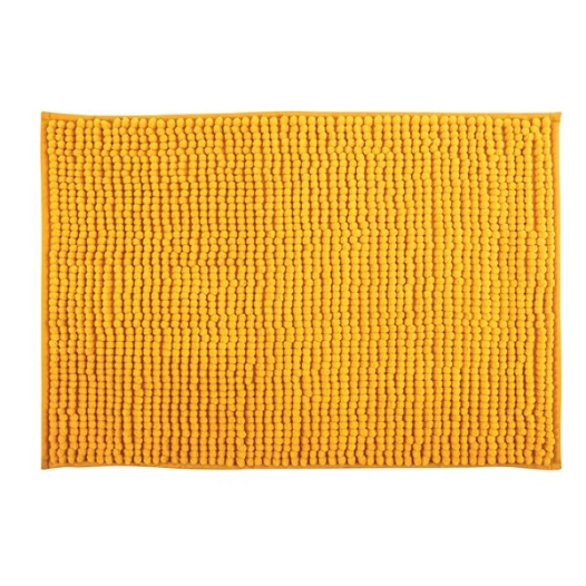 tapis de bain chenille 50 x 80 cm safran - msv spirella ld