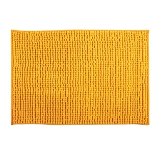tapis de bain chenille 50 x 80 cm safran - msv spirella ld