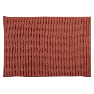 tapis de bain chenille 40 x 60 cm terracotta - msv spirella ld