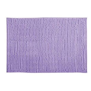 tapis de bain chenille 50 x 80 cm lavande - msv spirella ld