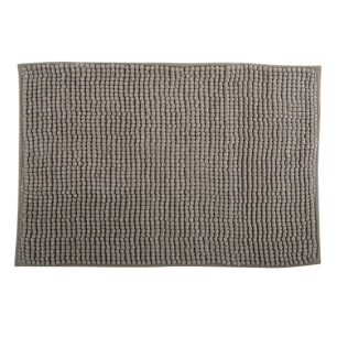 tapis de bain chenille 50 x 80 cm taupe - msv spirella ld