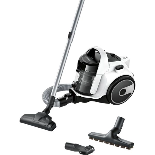 aspirateur traã®neau sans sac 1,5 l - 700 w - hispin - filtre pureair - 9 m - compact - blanc - bsh - bosch pem