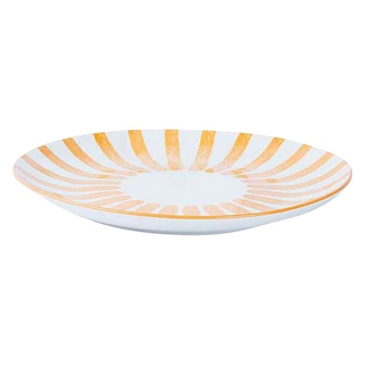 cabana assiette dessert d20,5cm orange - cosy et trendy billiet