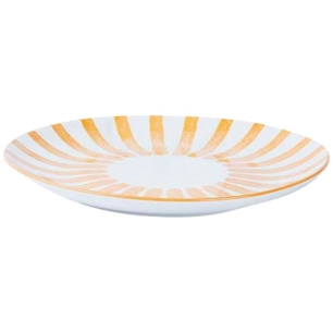 cabana assiette dessert d20,5cm orange - cosy et trendy billiet