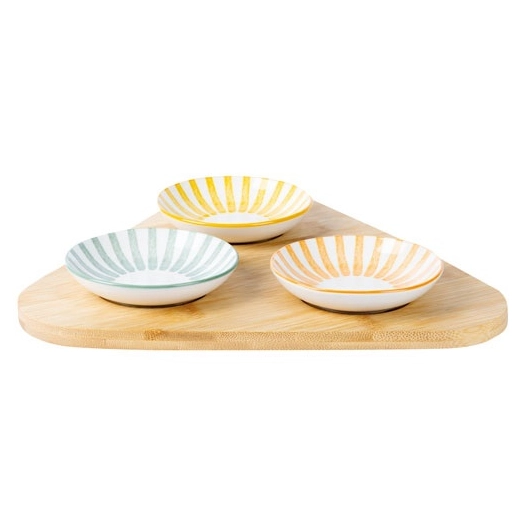 copa set apero 4pcs - plateau de service - cosy et trendy billiet