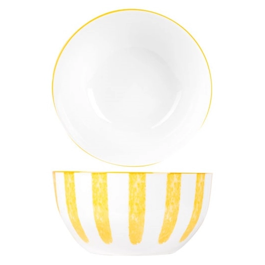 cabana bol d14,3xh7,2cm jaune - cosy et trendy billiet