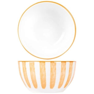 cabana bol d11,5xh6,1cm orange - cosy et trendy billiet