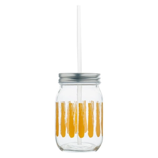 brisa mason jar 47cl jaune - cosy et trendy billiet