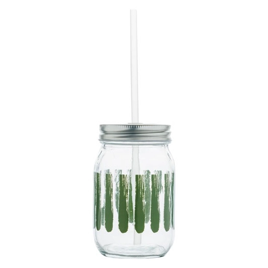 brisa mason jar 47cl vert - cosy et trendy billiet