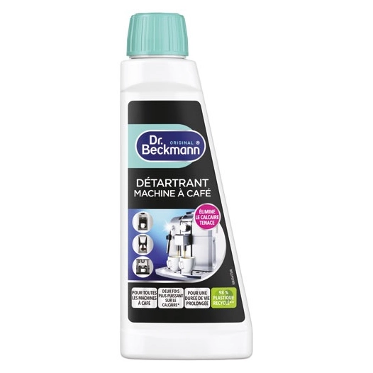 dr. beckmann dã©tartrant liquide machine a cafe 250ml - dr beckmann group