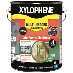 Xylophène Multi-Usages Évo+ 5 L | Bois Intérieurs & Extérieurs Charpentes