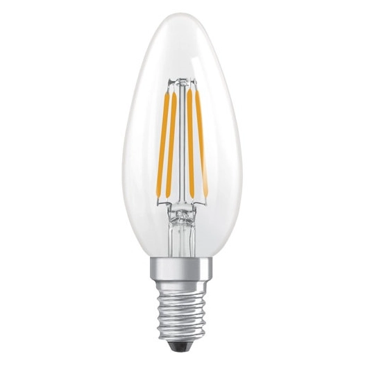 led superstar classic b 40 filament dim 3.4w 827 clear e14 - ledvance gp